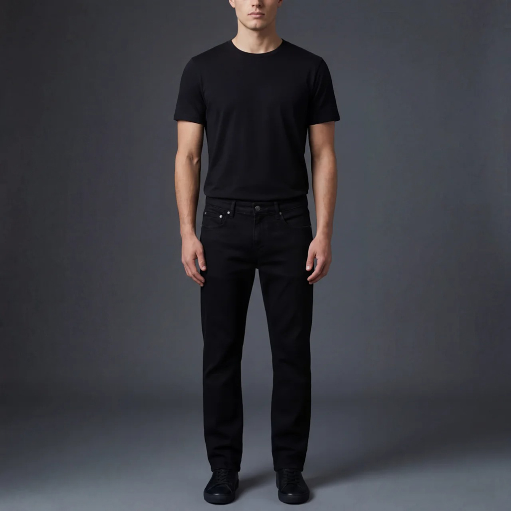 DEPART PANTALON JEAN DEPART REGULAR HOMME NOIR – Image 5
