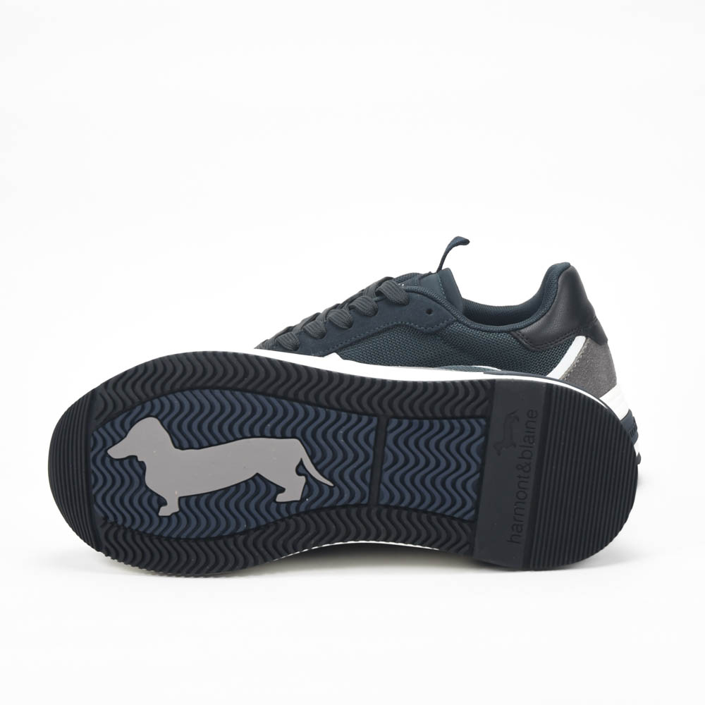 Harmont and Blaine Suede and Fabric Sneakers – Image 4