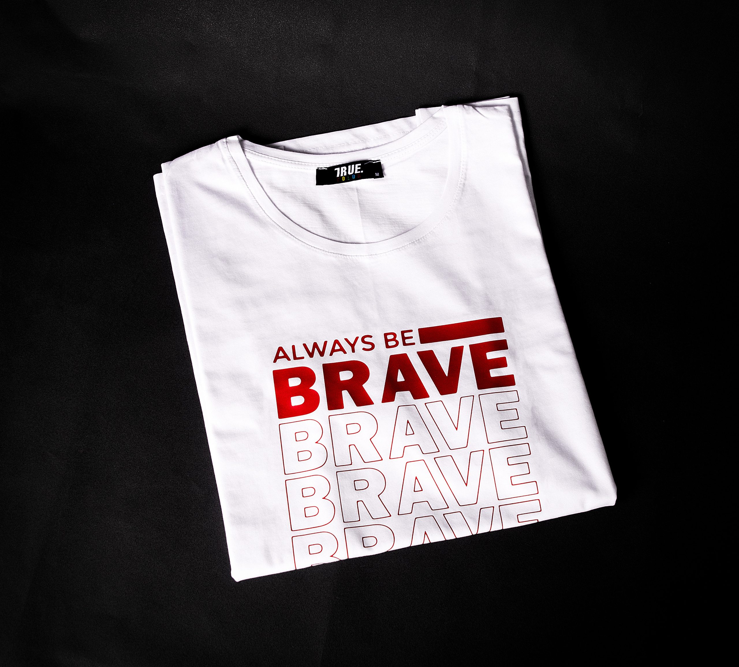 T-shirt BLANC *ALWAYS BE BRAVE* – Image 3