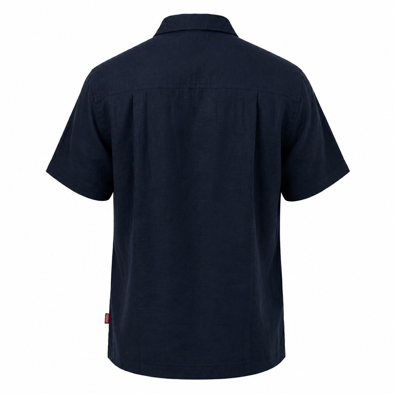 Départ Homme Chemise en Lin Navy – Image 3