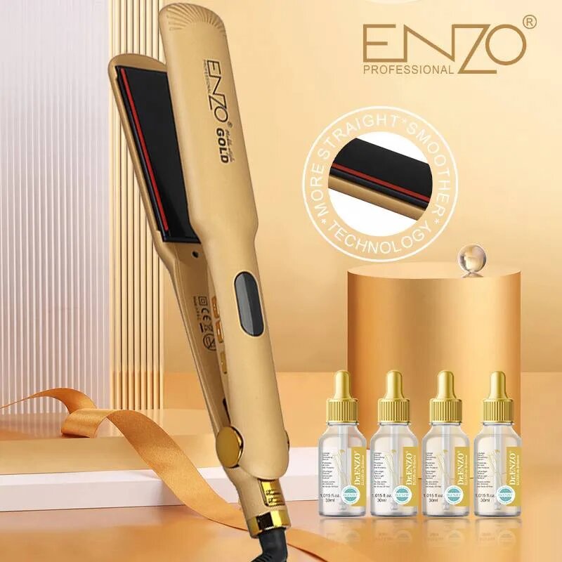 ENZO Professional Gold EN-3982 Hair Straightener – Image 6