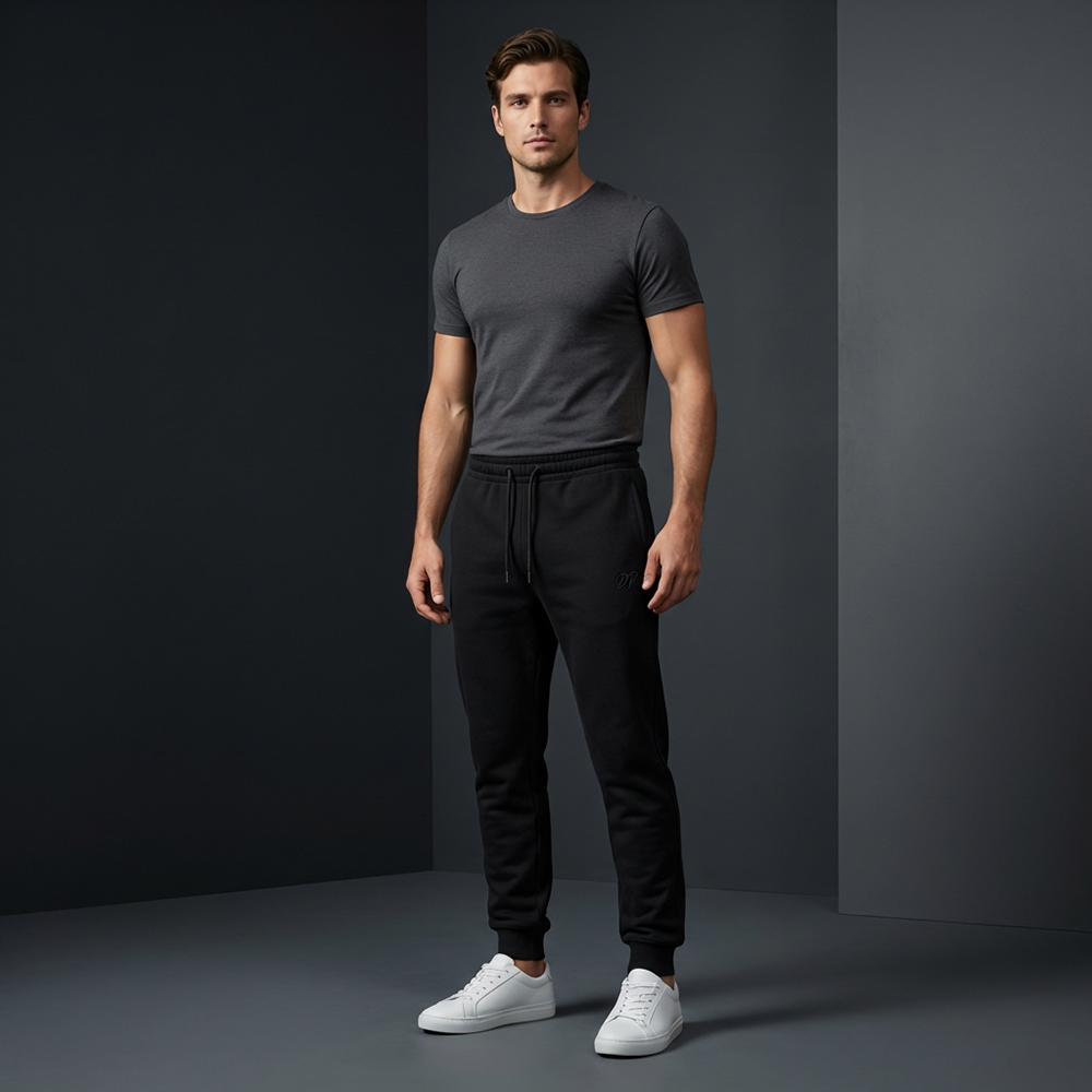DEPART JOGGING SLIM HOMME NOIR – Image 5