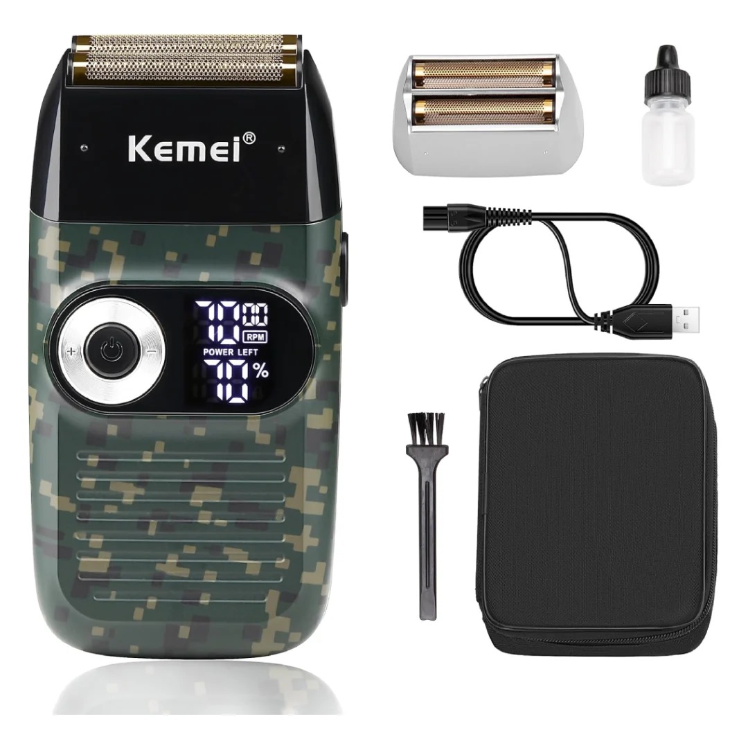 KEMEI KM-2027 Electric Twin Blade Foil Shaver – Image 5