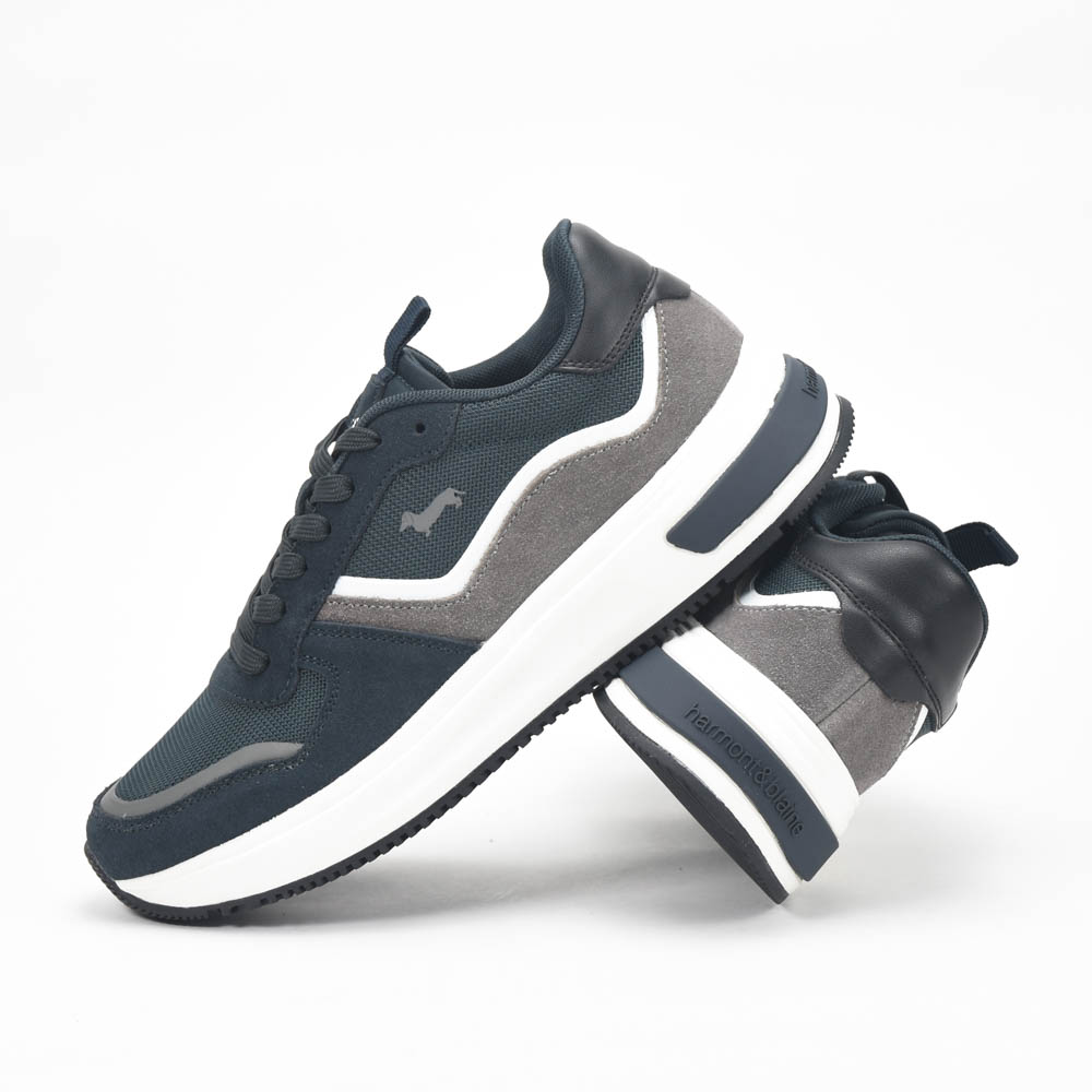 Harmont and Blaine Suede and Fabric Sneakers – Image 6