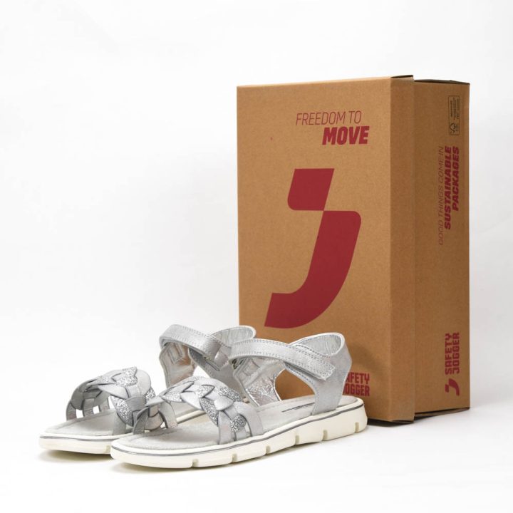 Safety Jogger Kids Sandales Enfant Silver