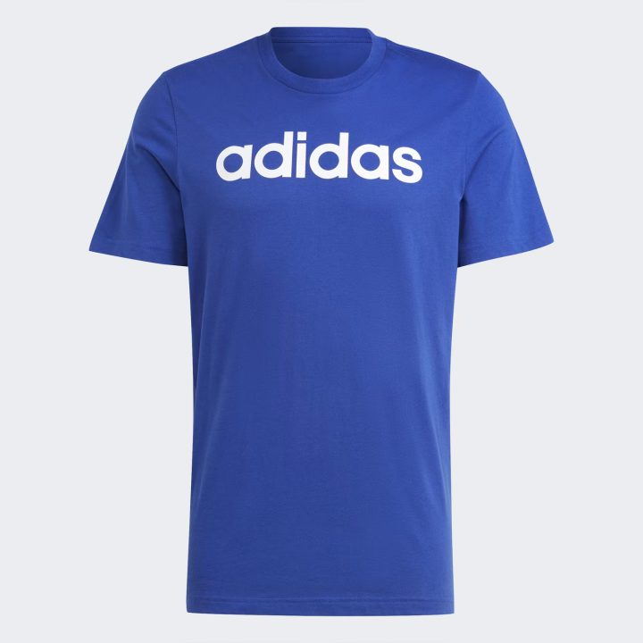 ADIDAS Essentials Single Jersey Linear Embroidered Logo Tee