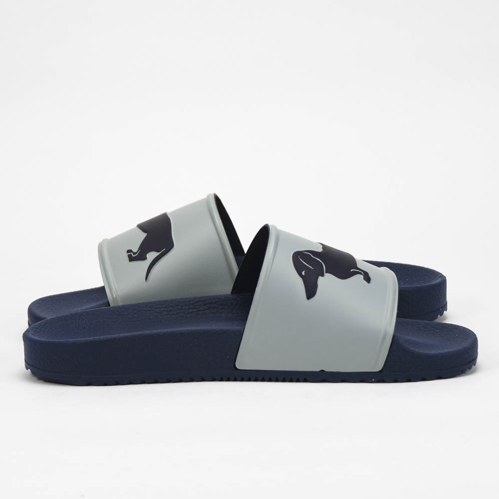HARMONT AND BLAINE CIABATTA UOMO EVA - LOGO GRIGIO - BLU – Image 5
