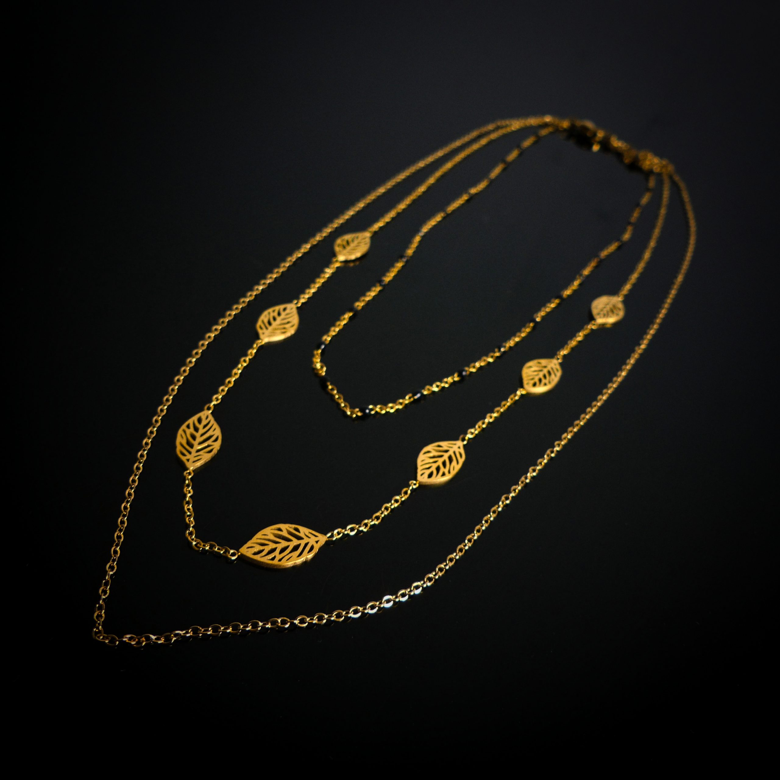 collier triple chaine N67 – Image 4