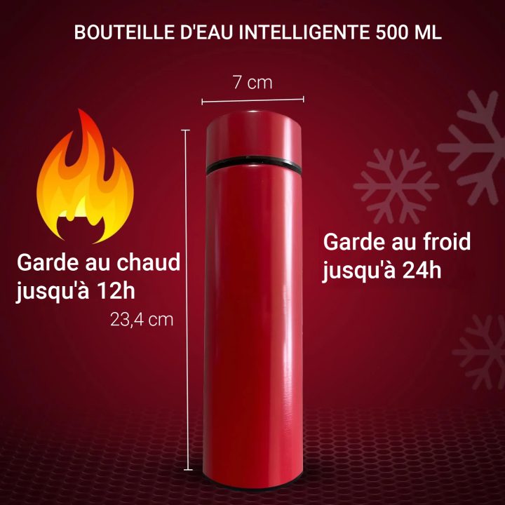 BOUTEILLE D'EAU INTELLIGENTE 500 ML