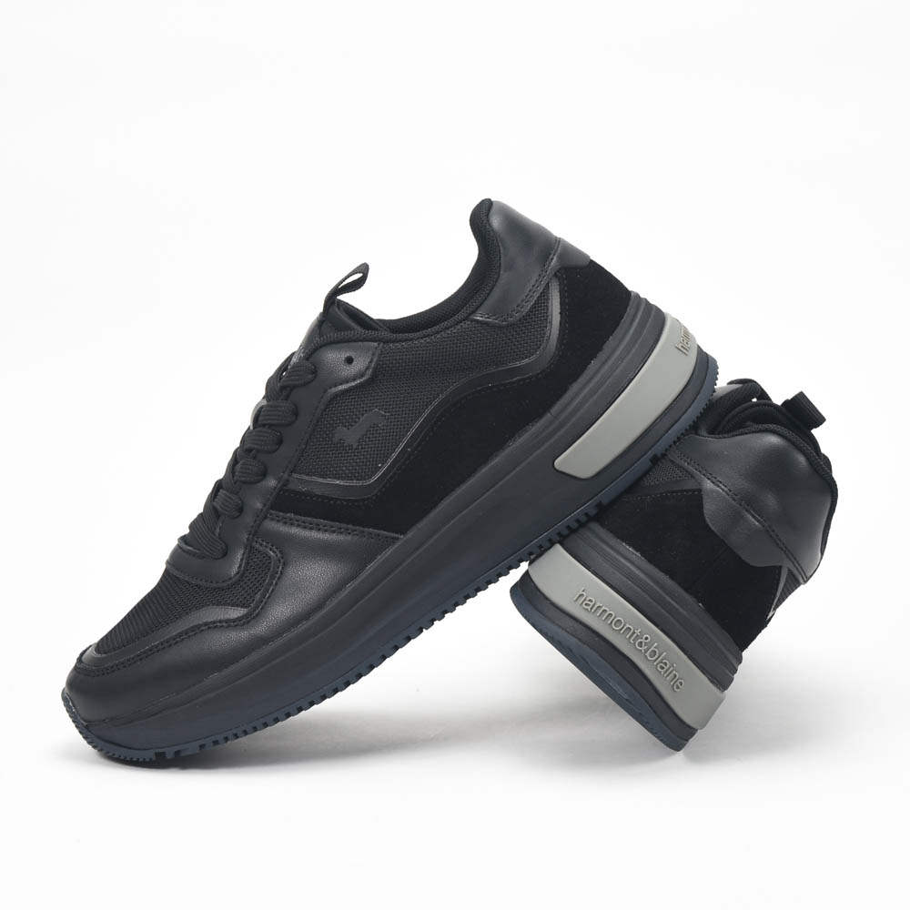 Harmont and Blaine Suede and Fabric Sneakers – Image 6
