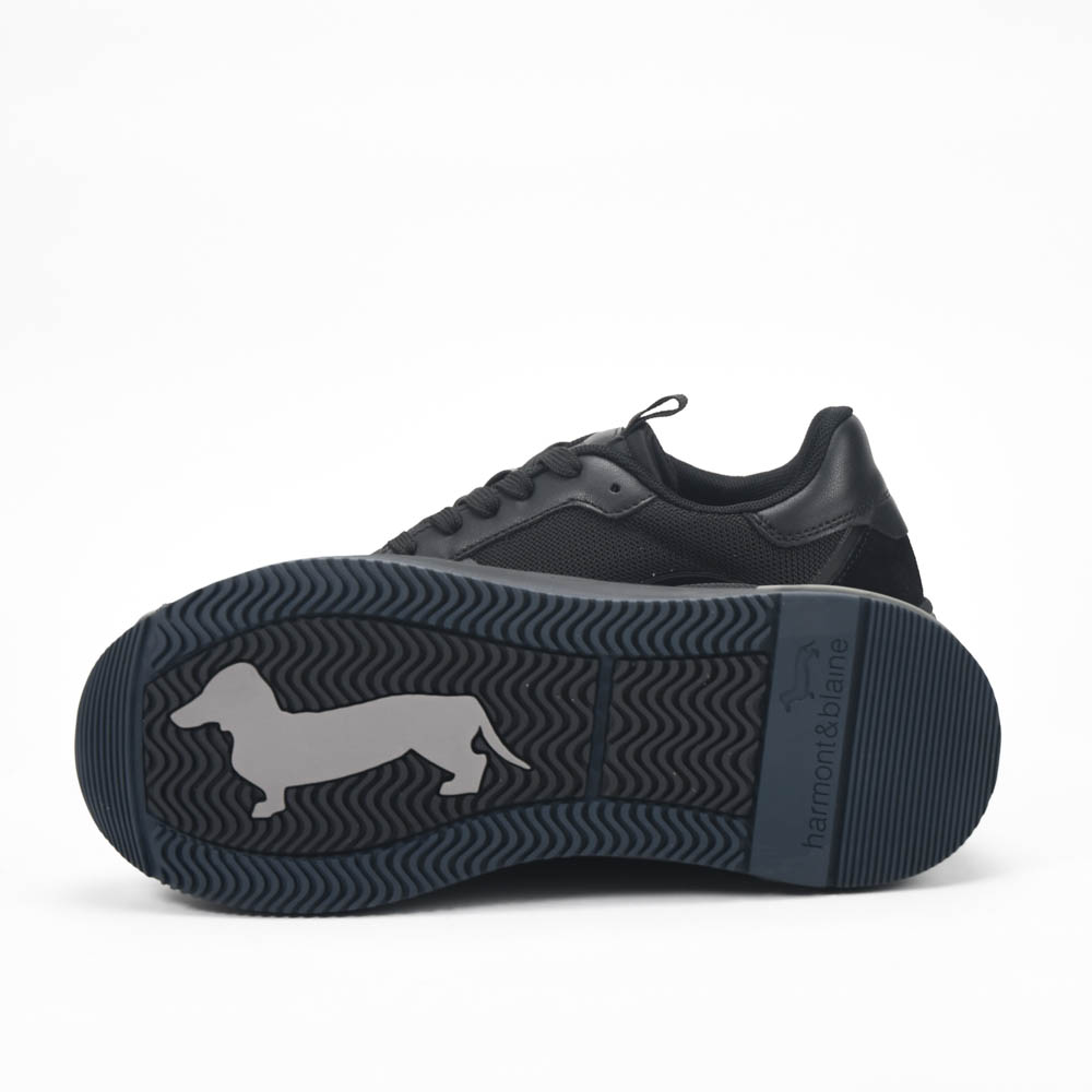 Harmont and Blaine Suede and Fabric Sneakers – Image 4