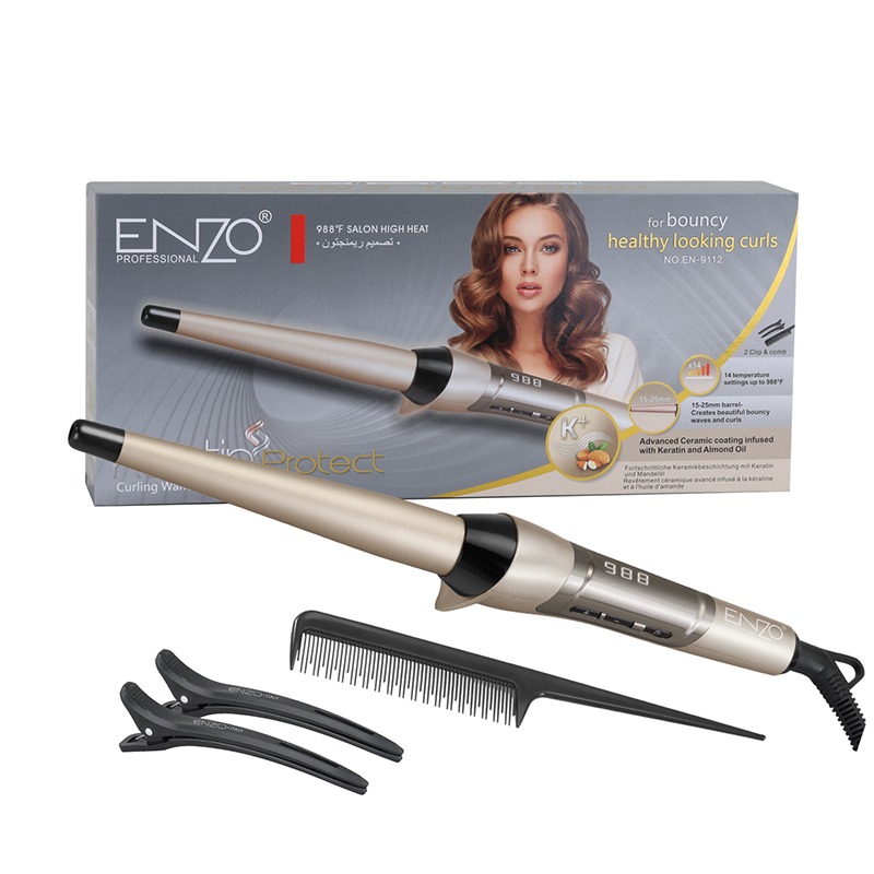 le fer à friser Enzo Professional Keratin Protect – Image 2