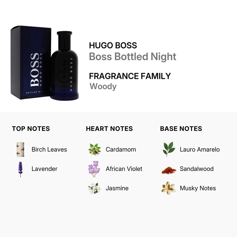 Hugo Boss Boss Bottled Night Eau de Toilette 200 ml – Image 4