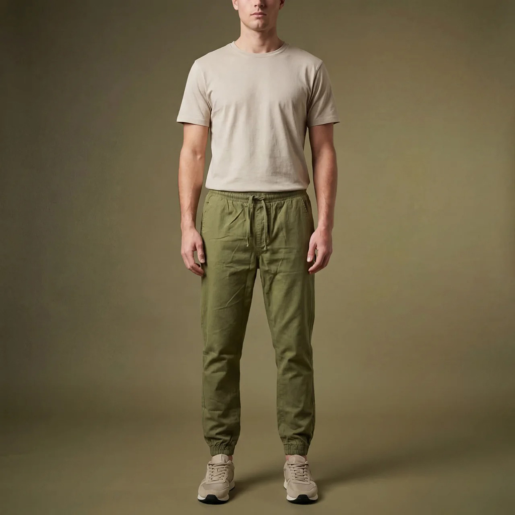 DEPART JOGGER SLIM HOMME KHAKI – Image 4