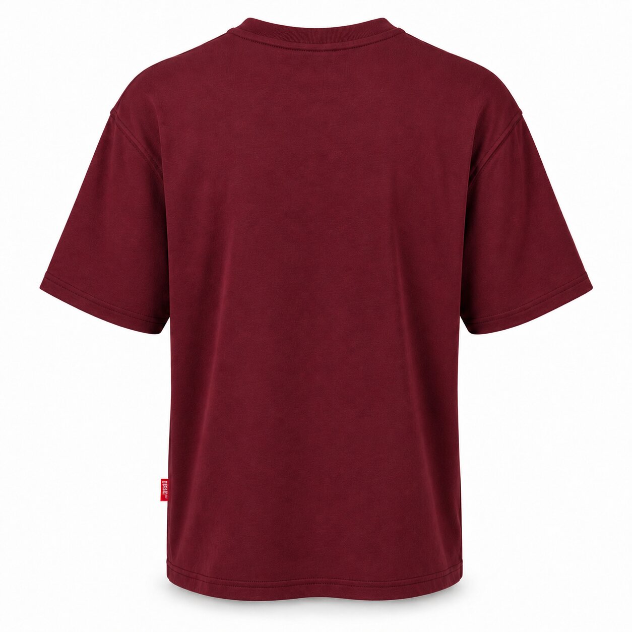 Départ Homme T-shirt Oversize Bordo – Image 3