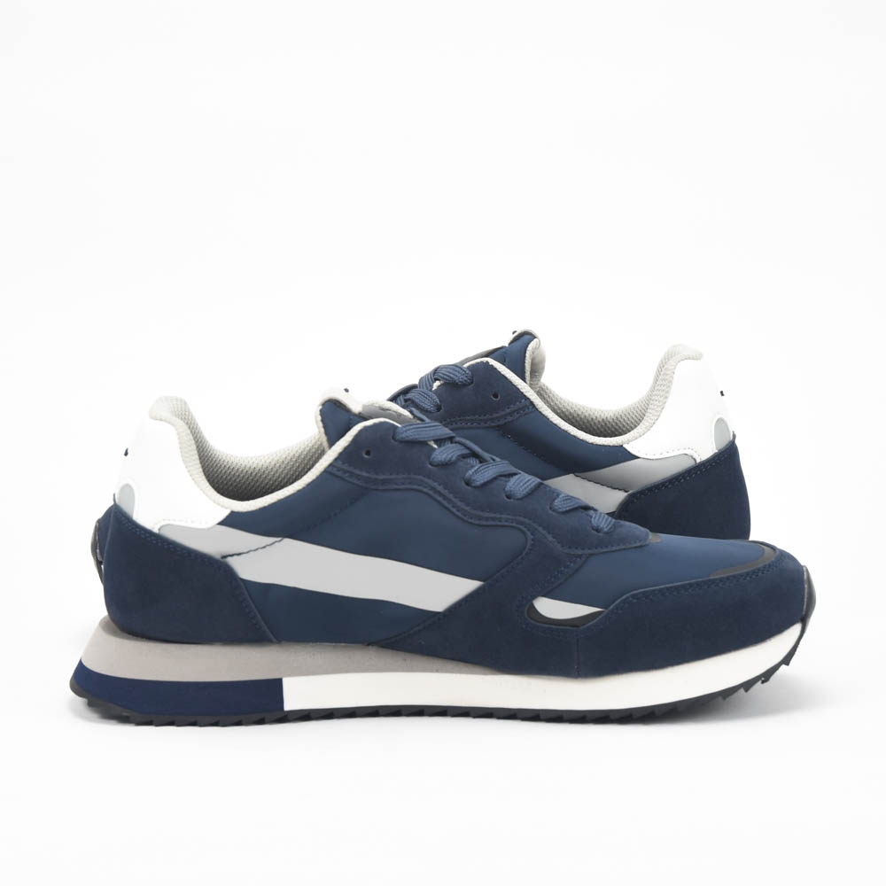 La Martina Low Sneakers Blue Leather – Image 6