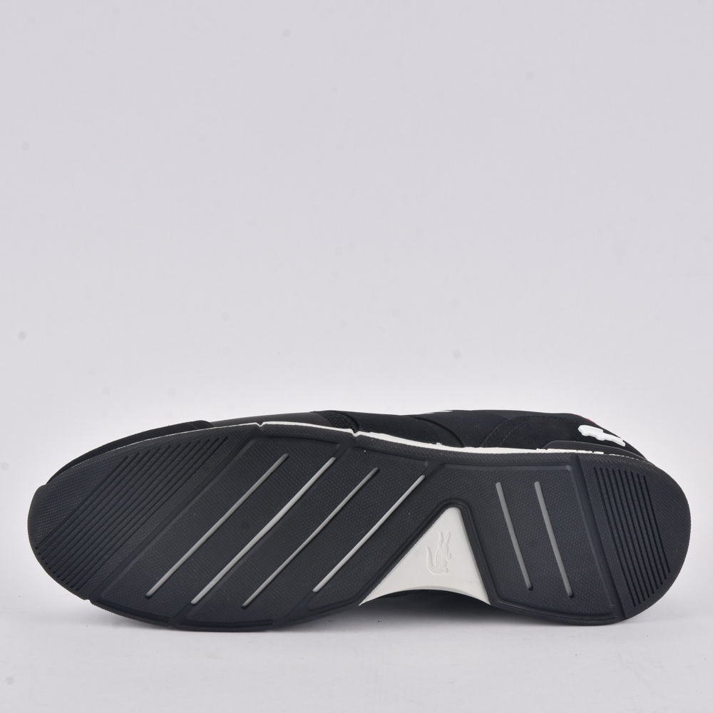 LACOSTE MANEVRA ELITE 0120 1 CMA BLK/RED TEXTILE – Image 4