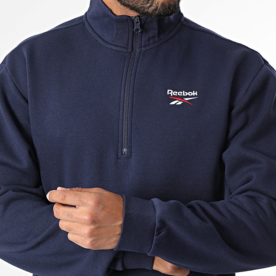 Sweat Col Zippé REEBOK – Image 4