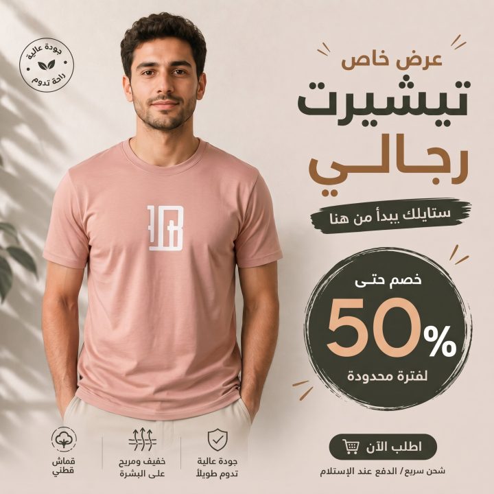 T-shirt SAUMON LE 18
