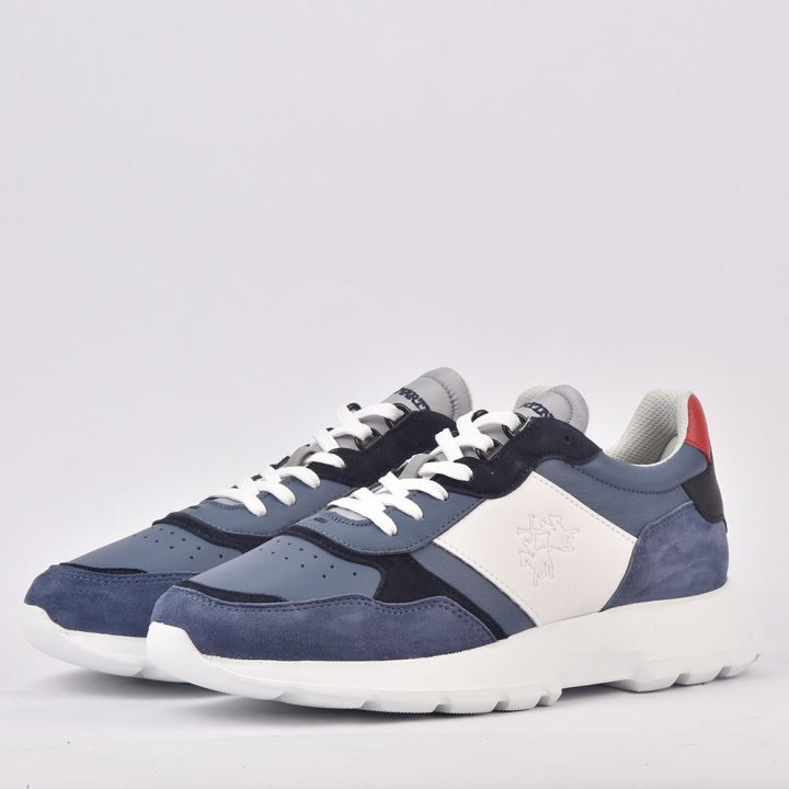 LA MARTINA SCARPA UOMO CAMOSCIO MANILA BLU  BLU