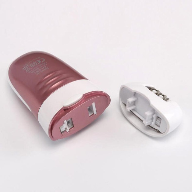 Épilateur sans fil multifonction ENZO (2 vitesses, 4 embouts, lumière intégrée) – Image 3