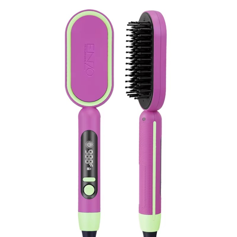 ENZO PROFESSIONAL Peigne Pour Cheveux Chauffante Lissante Pro 988F° – Image 6