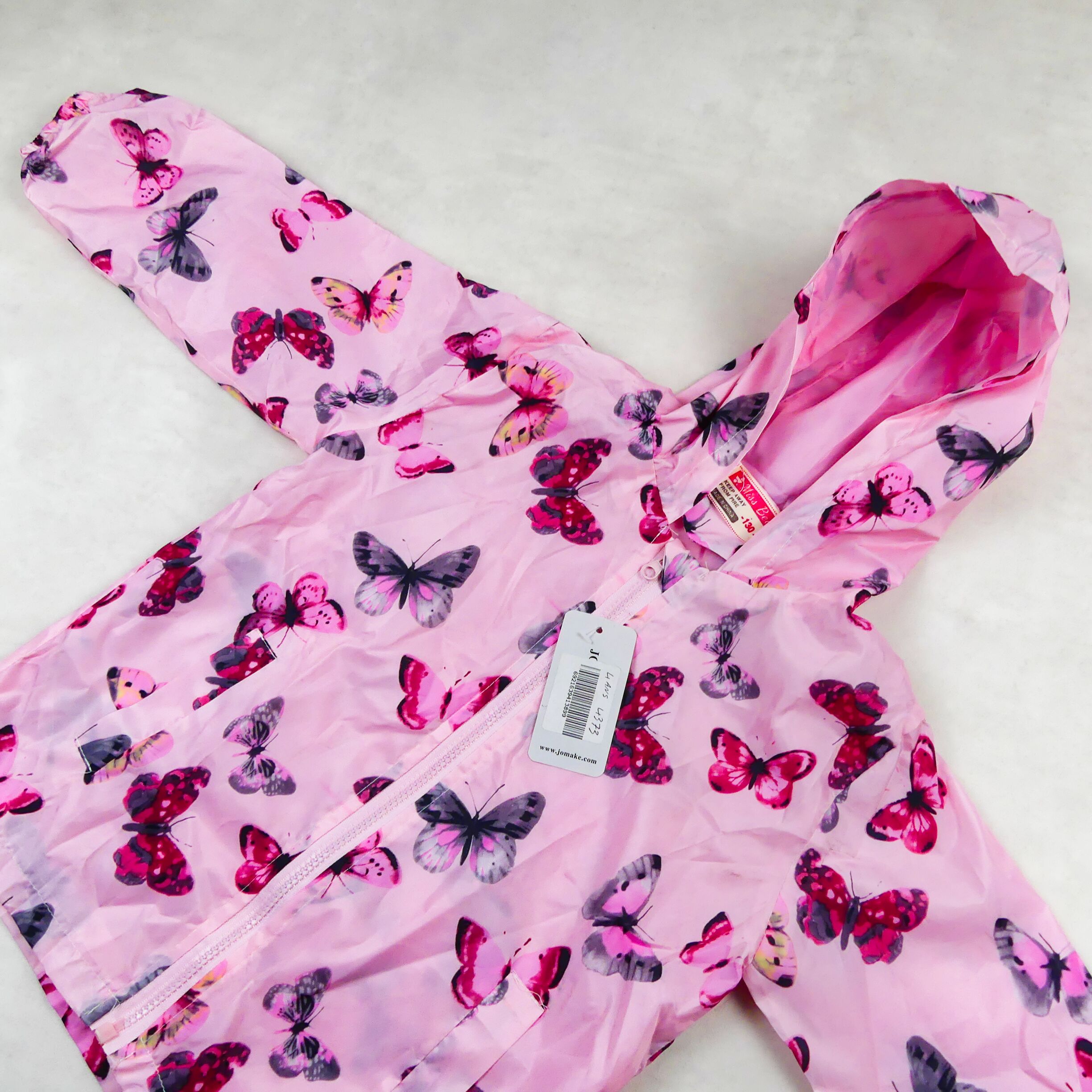 VESTE CAWET ROSE -MOTIF PAPILLON – Image 3