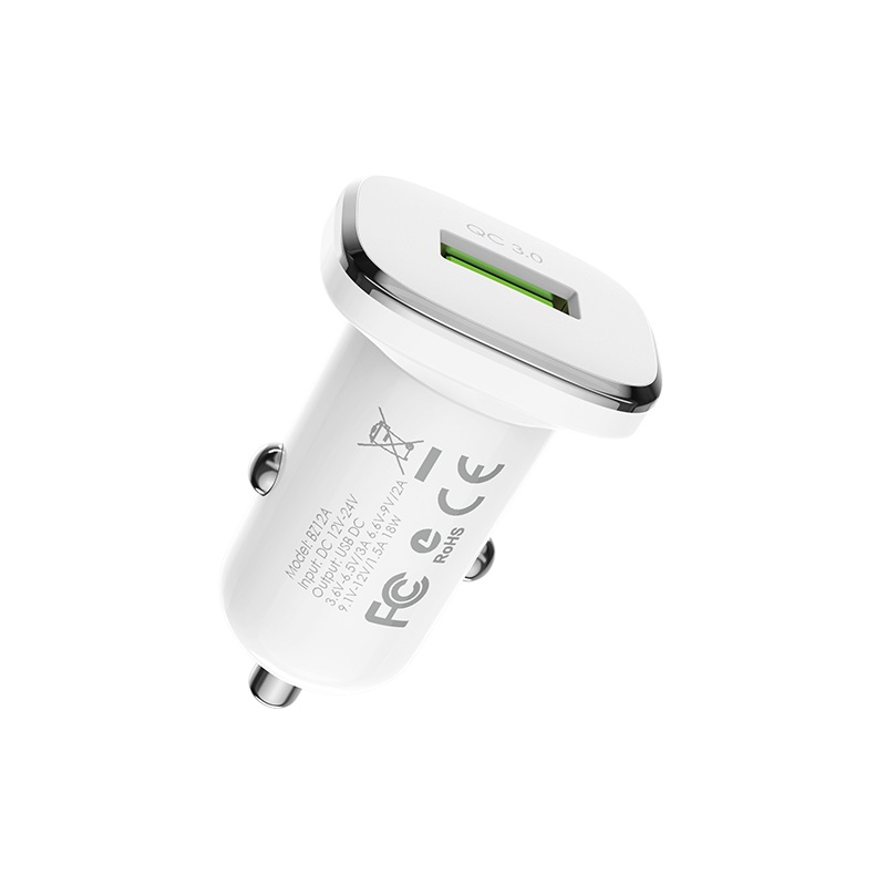 SINGLE PORT QC3.0 IN-CAR CHARGER SET -TYPE C .BZ12A – Image 5