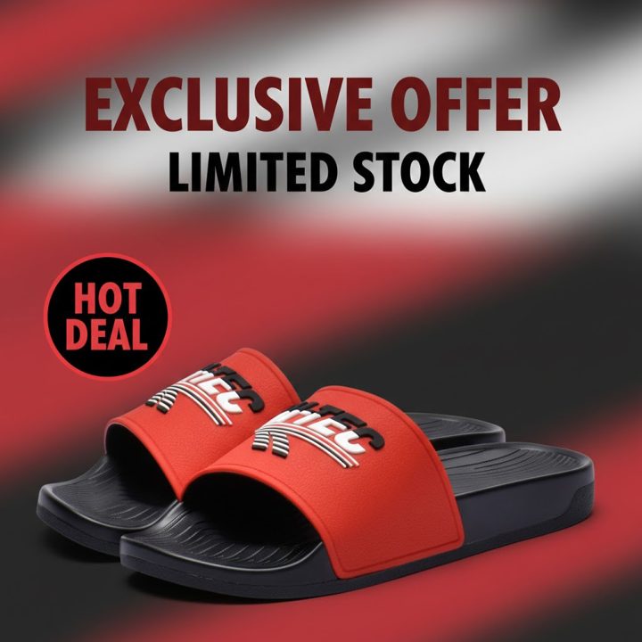 HITEC HERITAGE SLIDE BLACK RED