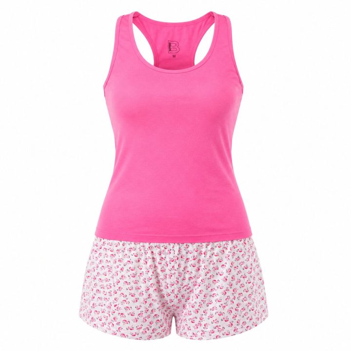 Pyjama d&rsquo;Été Femme Rose