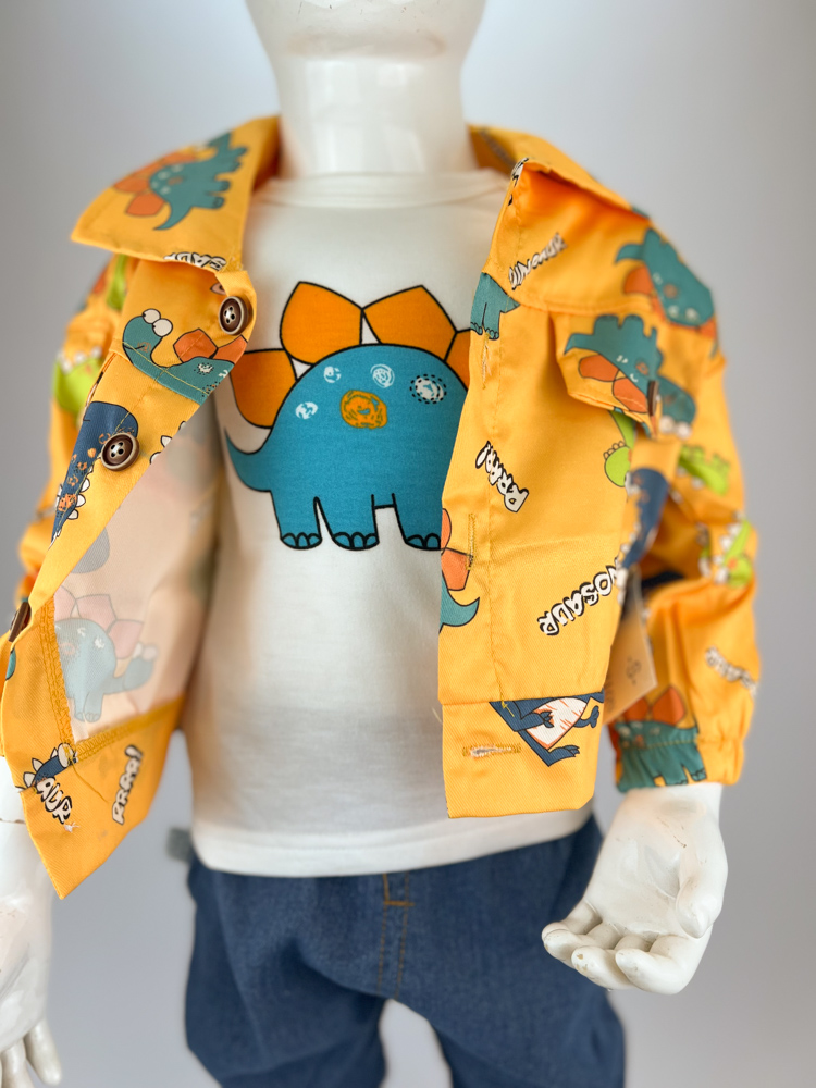 ENSEMBLE 3 pcs t-shirt JAUNE – Image 3