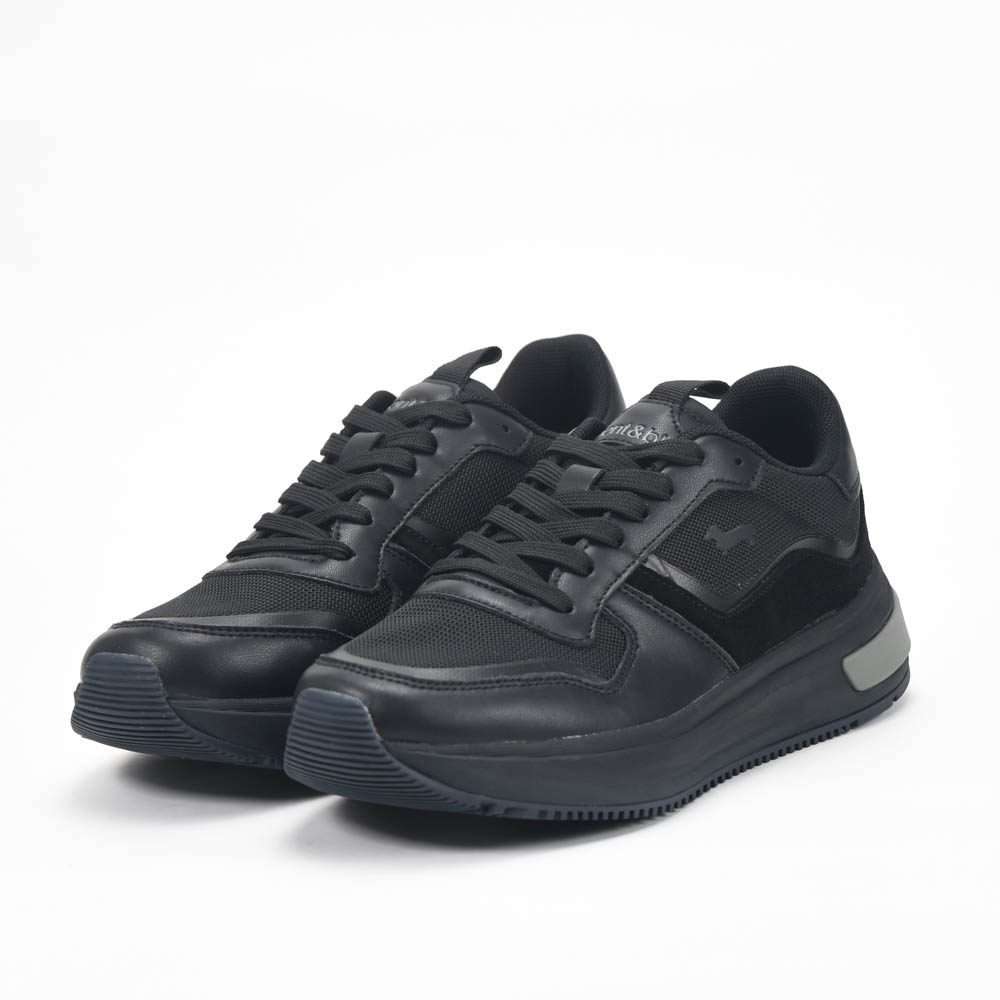 Harmont and Blaine Suede and Fabric Sneakers – Image 2