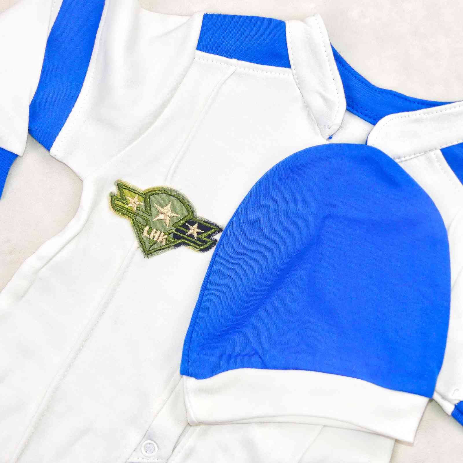 BABY PILLOT BLANC BLEUE F – Image 3