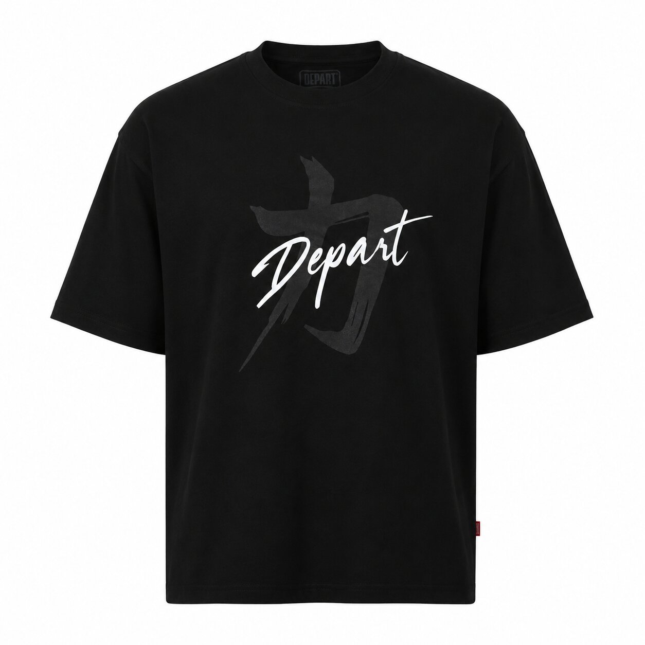 Départ Homme T-shirt Oversize Black – Image 4