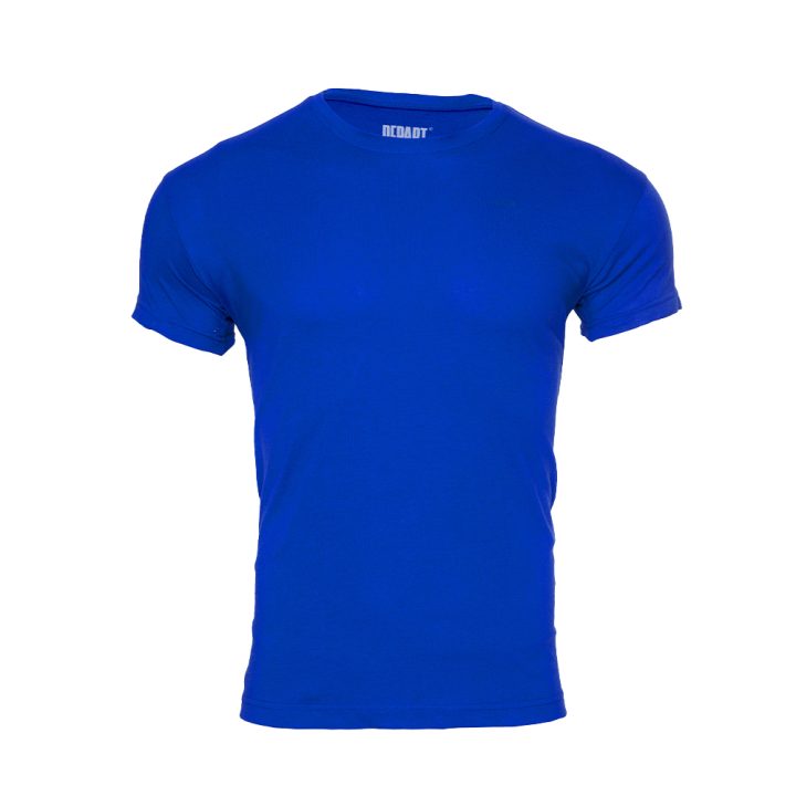 DEPART T-SHIRT HOMME BLEU 100% COTON SIMPLE