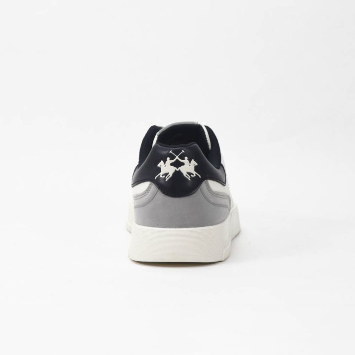La Martina Cup Leather Sneakers White Blue