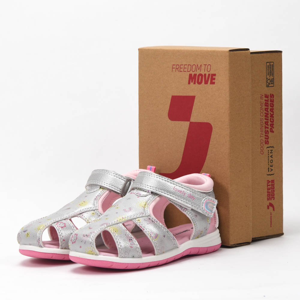 Safety Jogger Sandales Anatomiques Argent Enfant