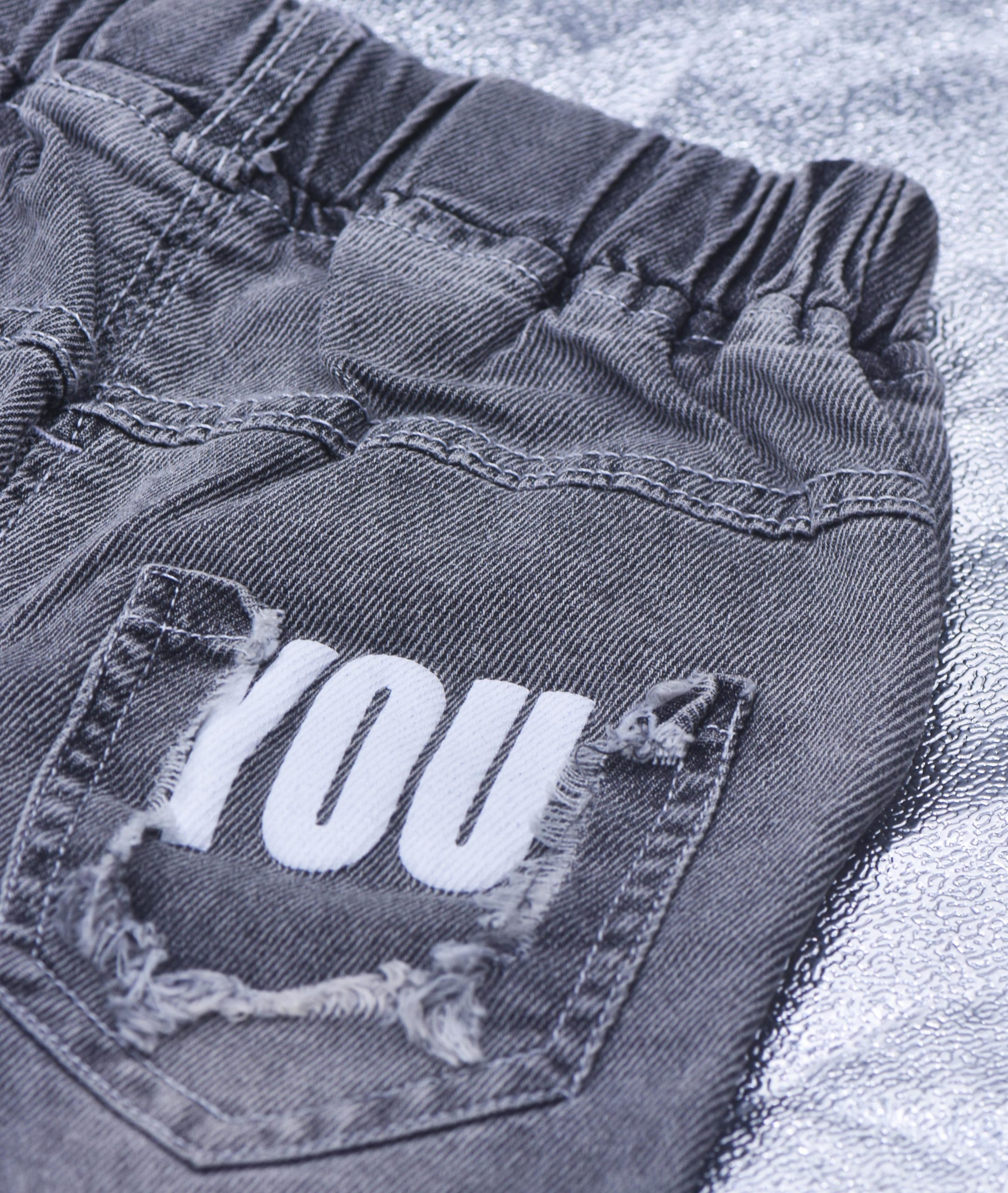 Pantalon jeans GRIS LD FAMOUS BRARO POP FASHION – Image 5