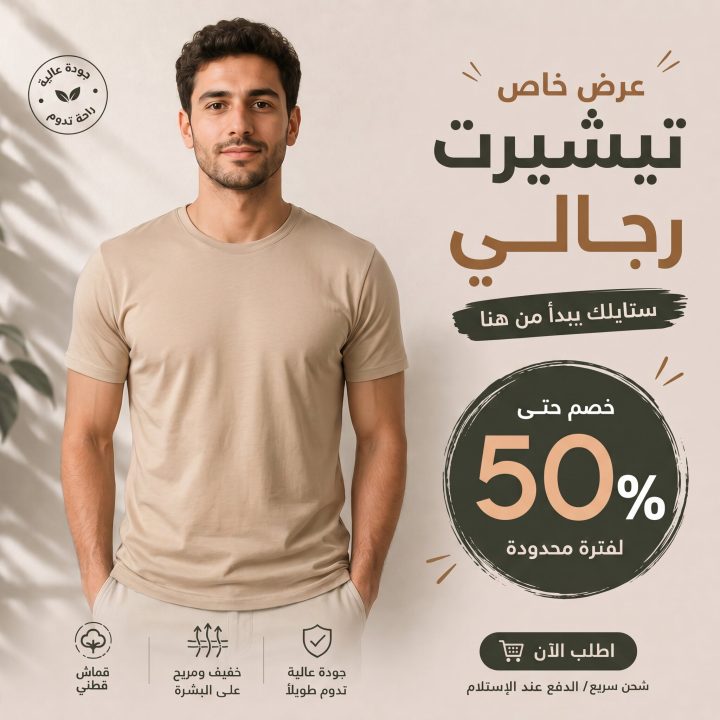 T-shirt BEIGE 1