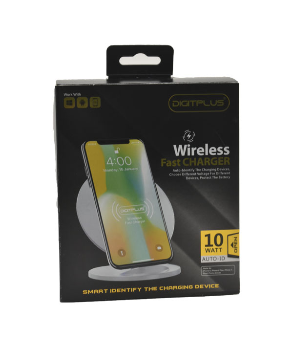 WIRELESS FAST CHARGER 10 WATT AUDIO-ID .DP -W02