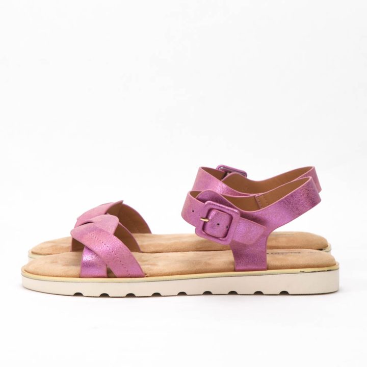 Safety Jogger Cross-Strap Buckle Sandals