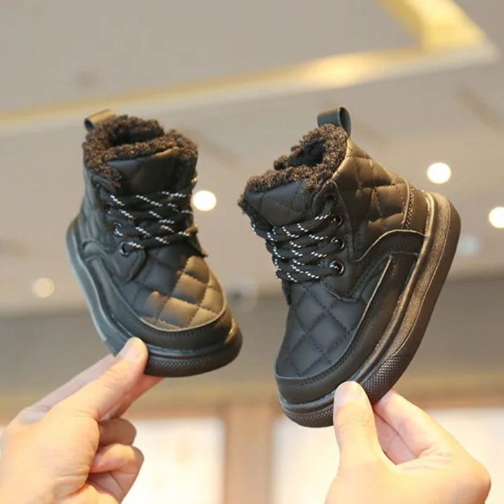 Bottes de neige imperméables Noir Enfants