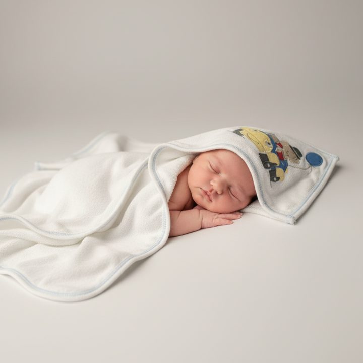 BABYLINE SERVIETTE BEBE 0049609-048 BLEU