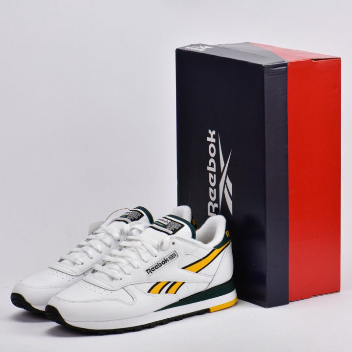 REEBOK CLASSIC LEATHER WHITE/GOLD/GREEN
