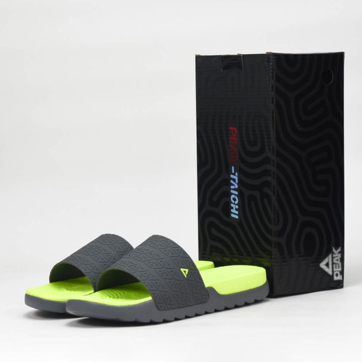 PEAK SLIPPERS DK.GREY YELLOW