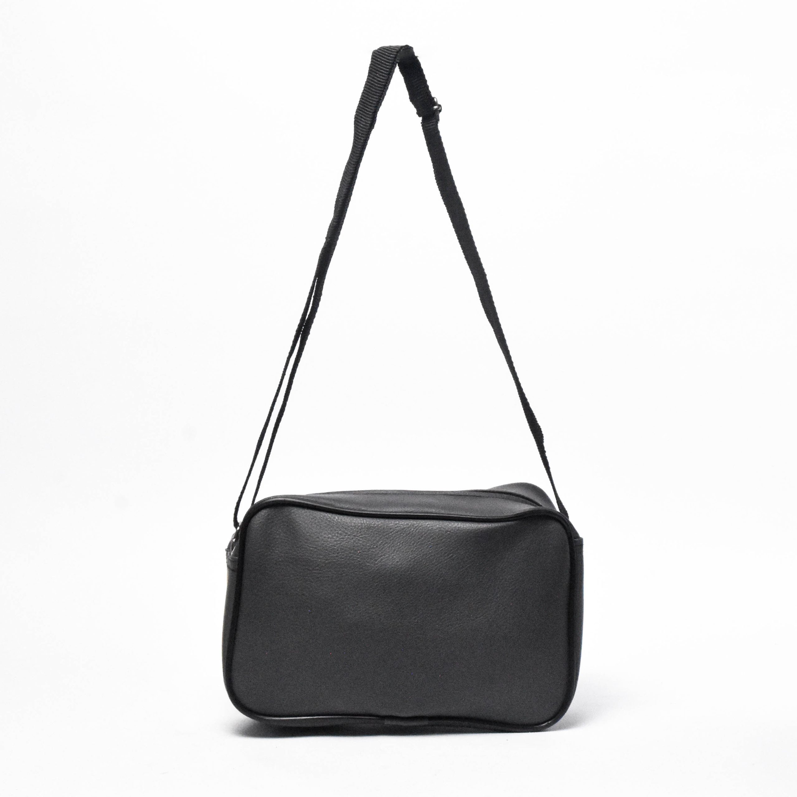 Sac Bandoulière Urbain en Simili Cuir gris nardo – Image 4