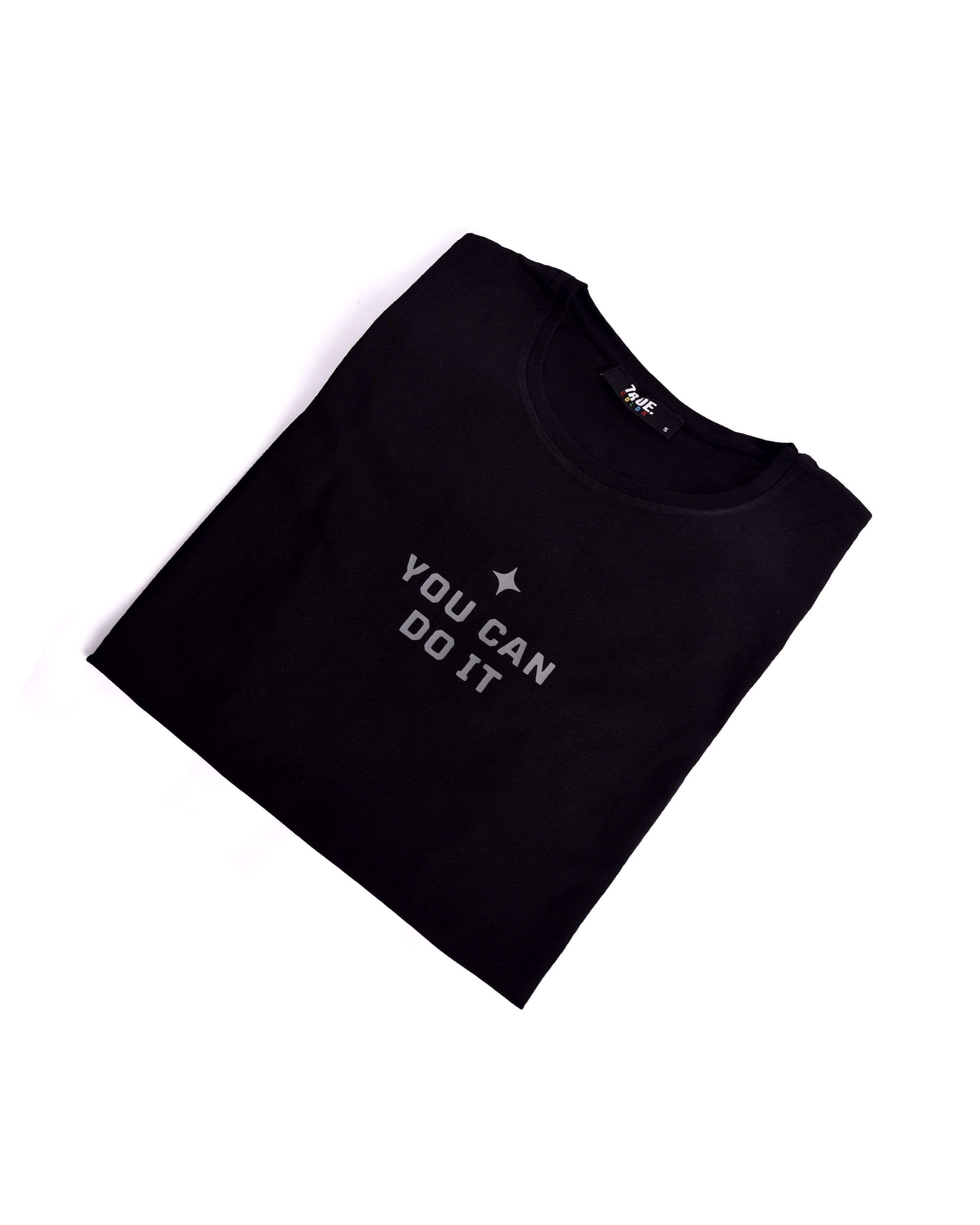 T-shirt NOIR 2 *YOU CAN DO IT * – Image 3