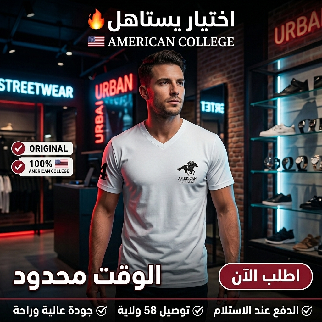 American College t-shirt pour Homme – Image 6