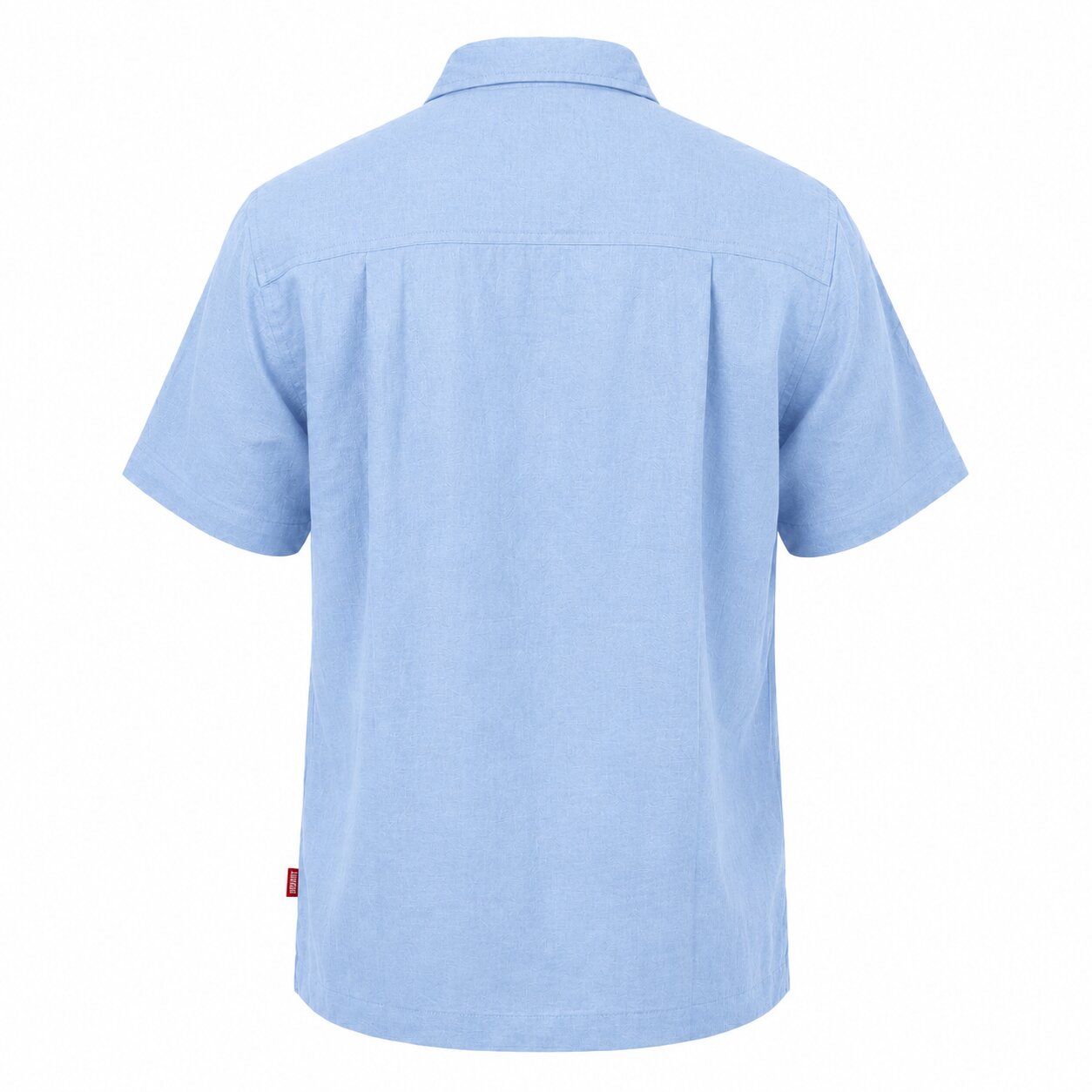 Départ Homme Chemise en Lin Blue – Image 5