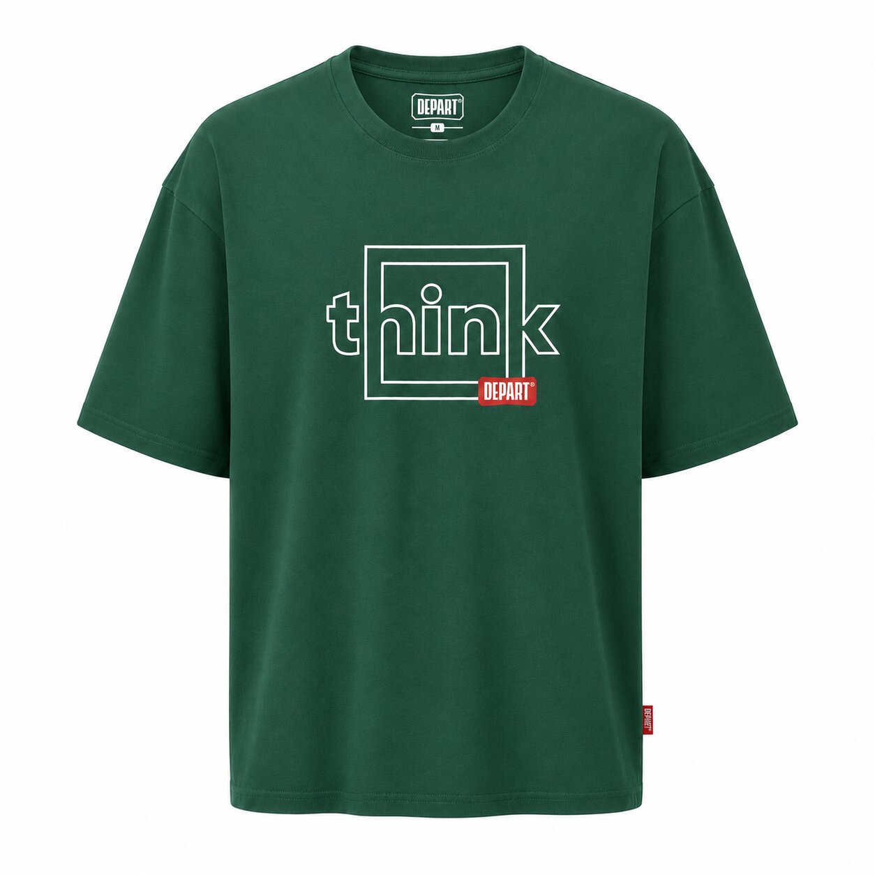 Départ Homme T-shirt Oversize Vert – Image 3